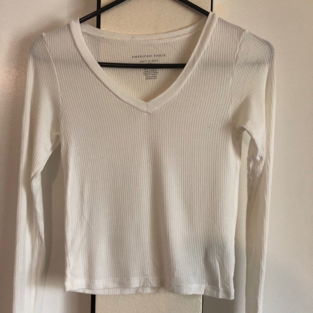 American Eagle Ribbed Long Sleeve